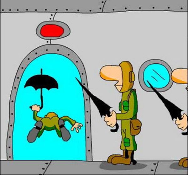 Десантник карикатура