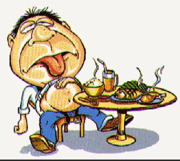 Мультяшные обжоры