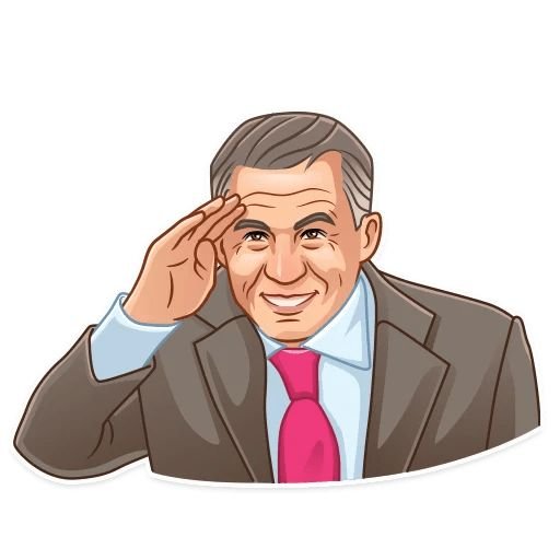 Рустам Минниханов стикер