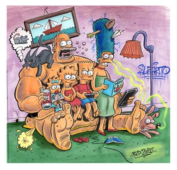 Шарж на Гомера