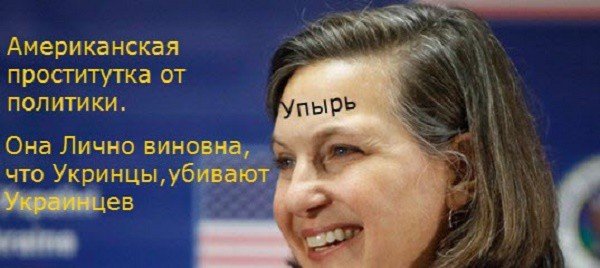 Виктория Нуланд карикатура