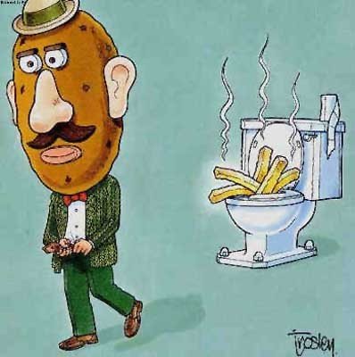 Картофель шарж