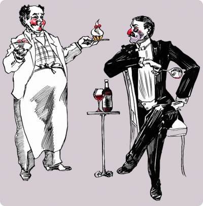 Иллюстрация сомелье