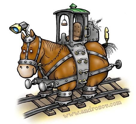 Машинист карикатура