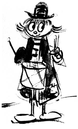 Рисунки Феллини