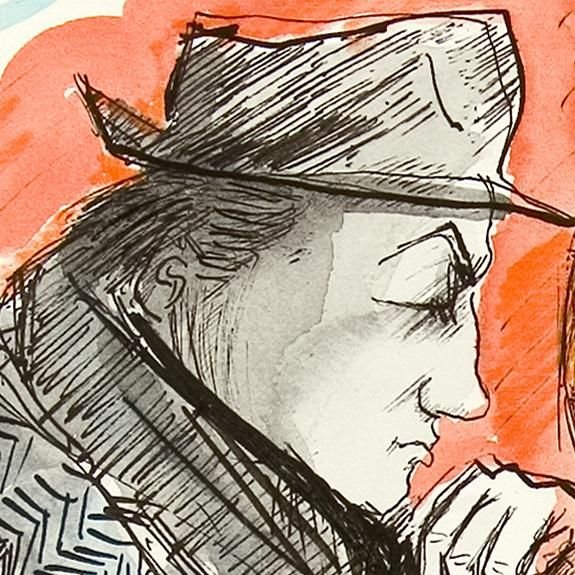 Книга рисунков Феллини