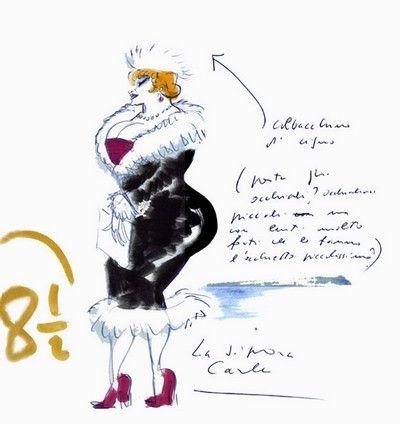 Эротические рисунки Феллини