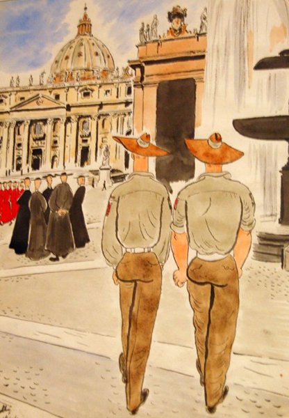 Карикатуры Феллини