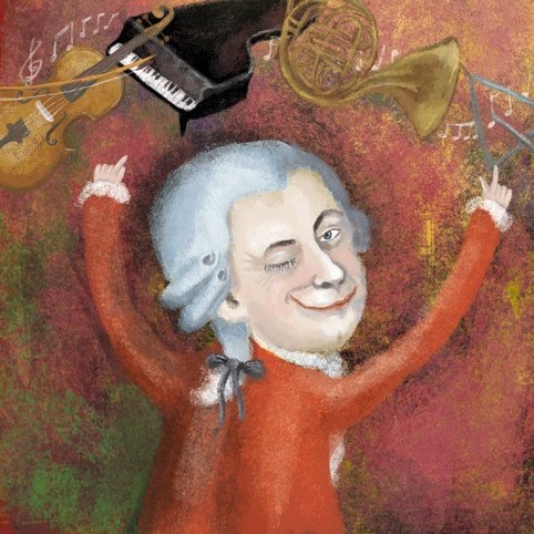 Моцарт шарж