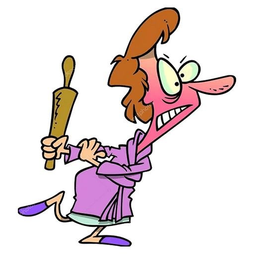 Злая женщина мультяшная