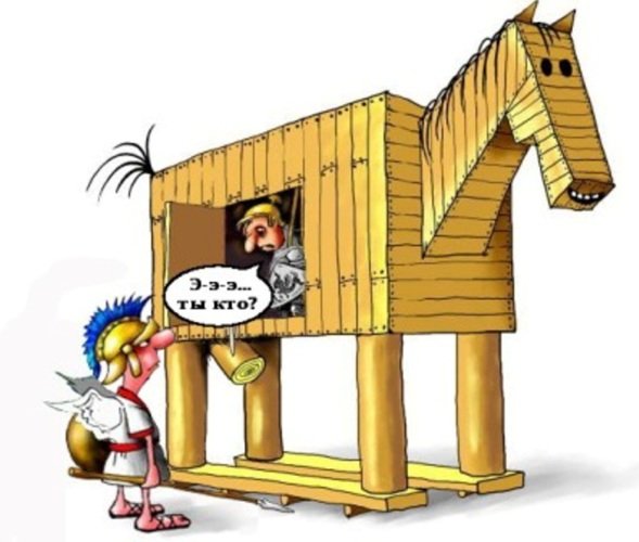 Советские карикатуры на план Маршалла