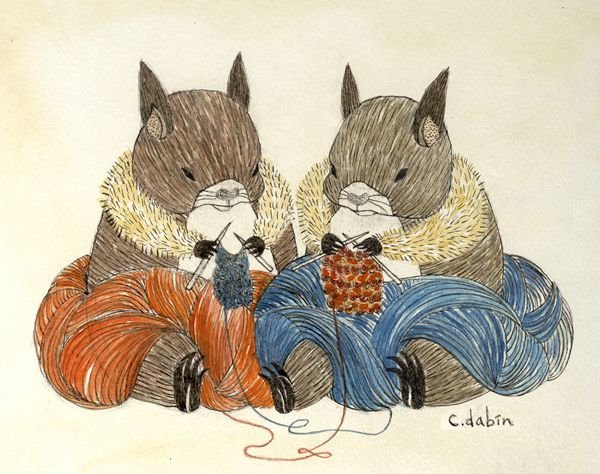 Белка рукодельница