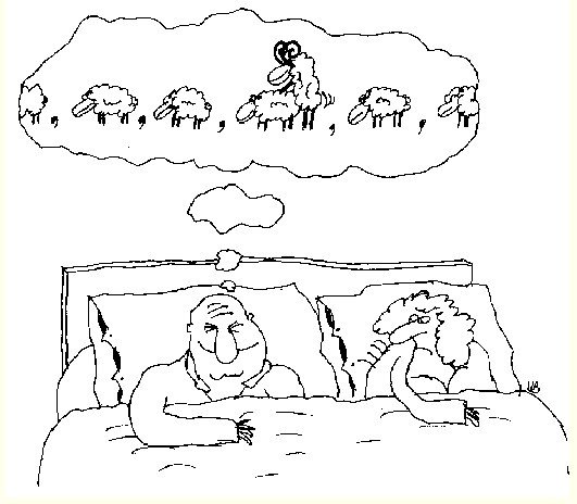 Сон карикатура