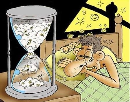 Карикатура перед сном