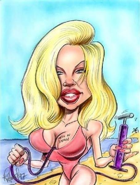 Памелы Андерсон karikatura