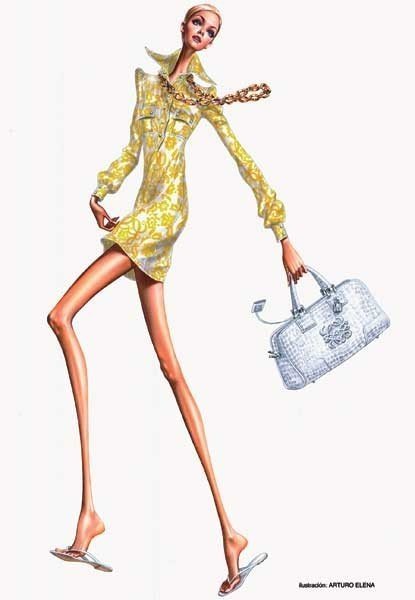 Фэшн иллюстрации Arturo Elena