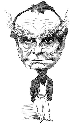 Иосиф Бродский шарж