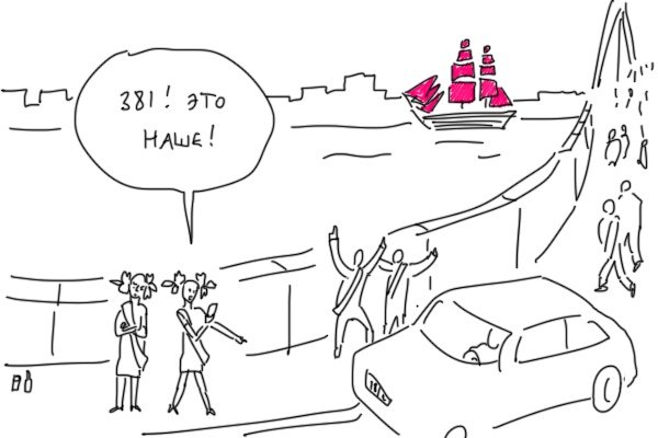 Комикс Алые паруса