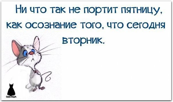 Шутки про вторник