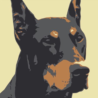 Полицейские собаки Доберманы