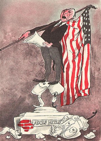 Американские карикатуры на Гитлера