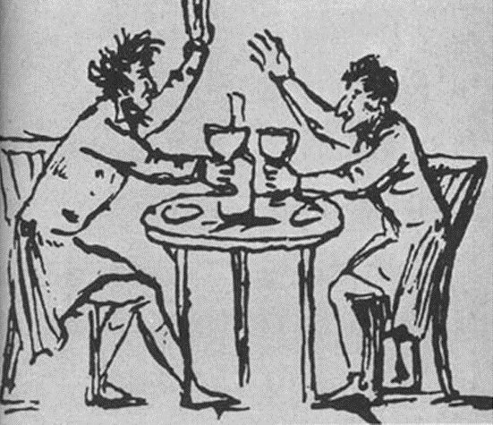 Гофман Эрнст Теодор Амадей карикатуры