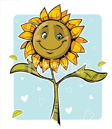 Веселые Подсолнухи Рисованные