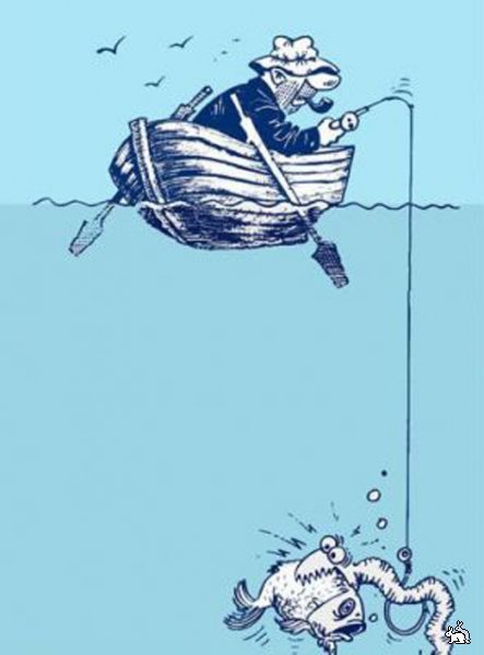 Рыбалка карикатуры