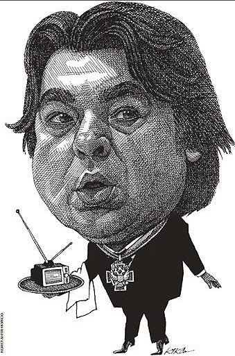 Константин Эрнст карикатура