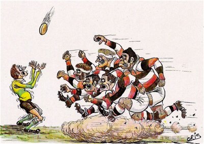 Регби иллюстрация