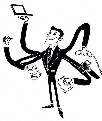 Менеджмент черные иллюстрации