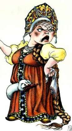 Шарж портрет женский