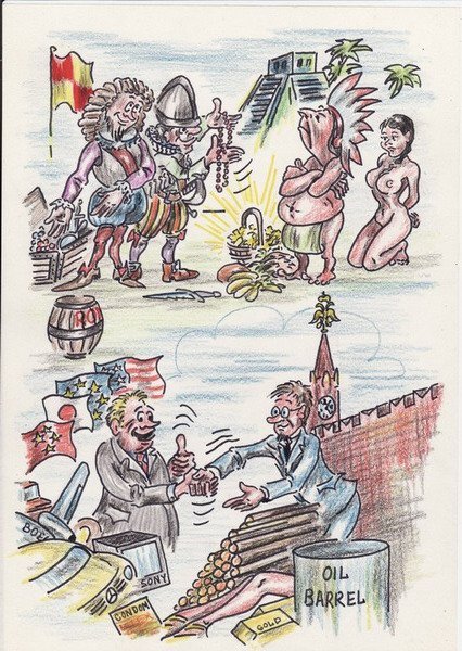 Карикатура продажа страны