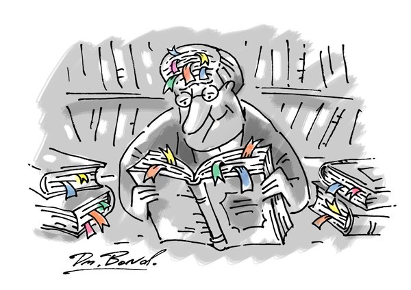 Библиотечные карикатуры