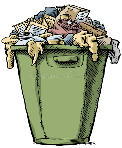 Карикатура мусорка (48 фото)