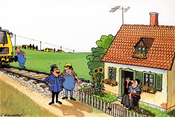 Путеец карикатура