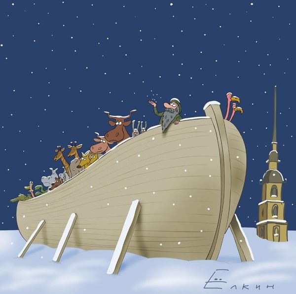 Ковчег карикатура