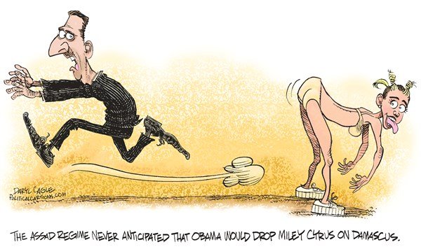 Майли Сайрус шарж