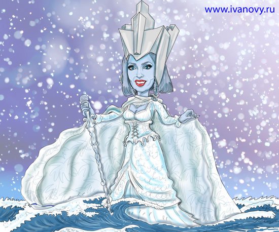 Снежная Королева шарж