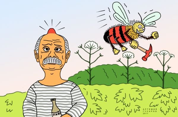 Картинки с пчелами прикольные
