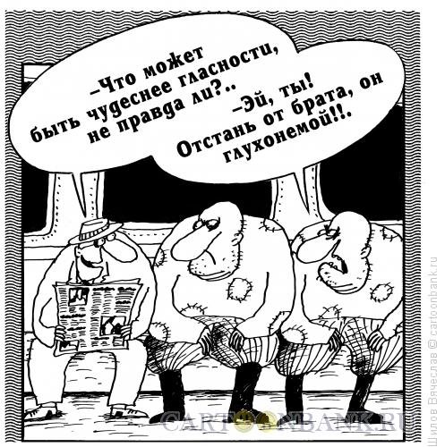 Гласность судопроизводства карикатура