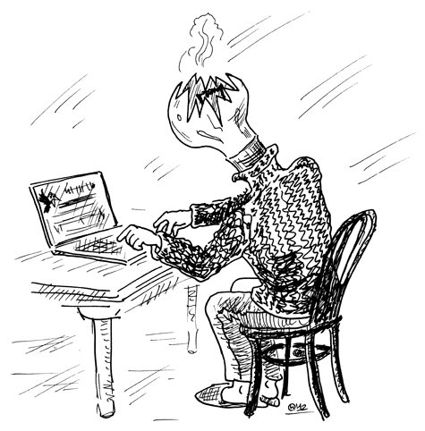 Клава карикатуры