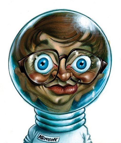 Билл Гейтс мультяшный