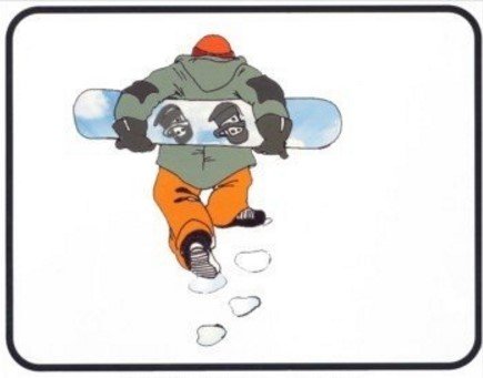 Лыжи прикол