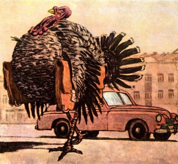 Индюшка карикатура