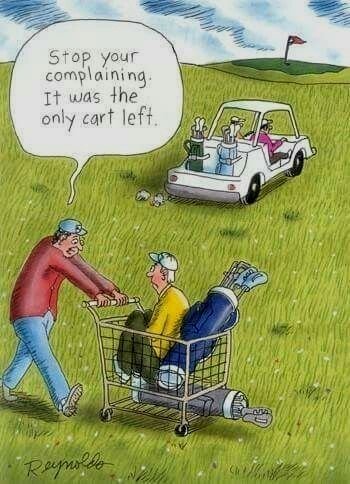 Военные играют в гольф карикатура