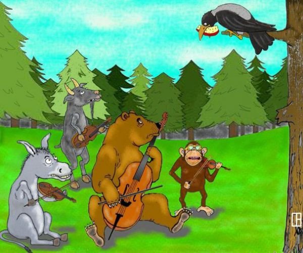 Квартет басня медведь