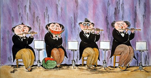 Украинский квартет карикатура