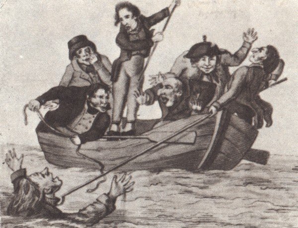 Рылеев и Кюхельбекер на Сенатской площади 14 декабря 1825