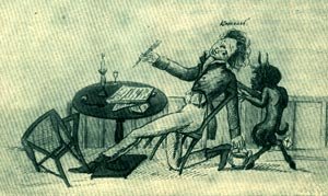 Кюхельбекер топится